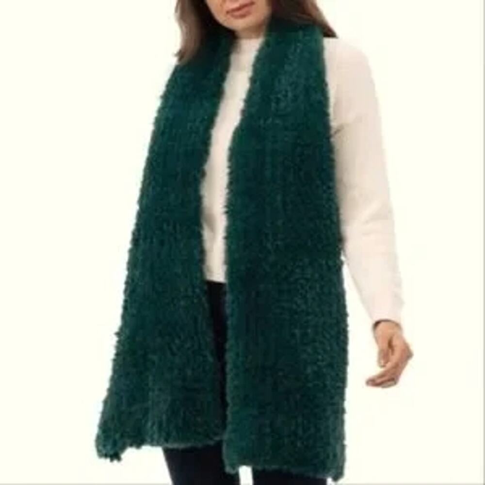 NWT INC Convertible Wrap Scarf Green